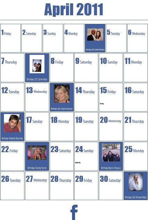 Anthony Johnson's album, 2011 Calendar