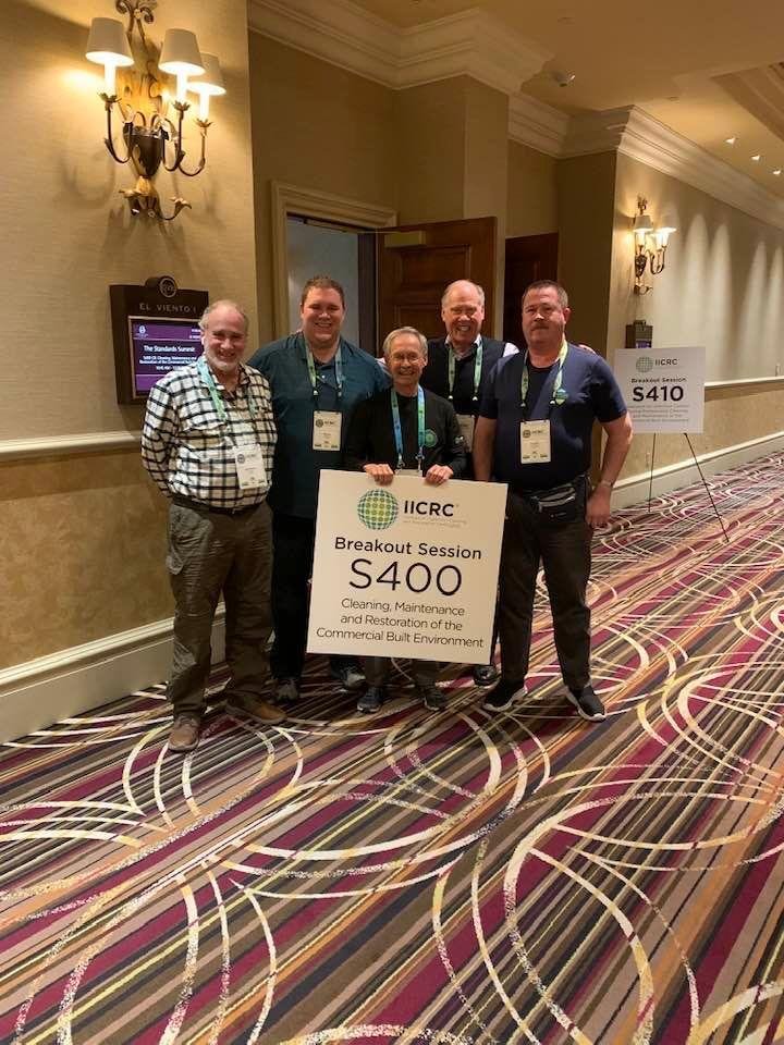 True cleaning expertise meeting in Las Vegas to finalize a standard for cleaning in the built-up area.