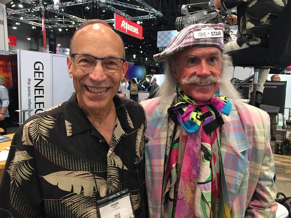 Gary Fisher and me chatting it up at NAB in Las Vegas.
