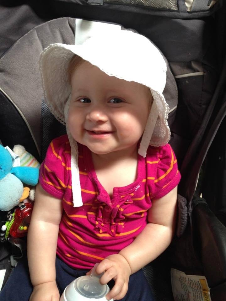 Happy birthday to you 
Happy birthday to you
Happy birthday my dear Cora Leigh
Happy birthday to you!  
I love you so much. Have a fun fun day!  One year old! Wow! See you soon!