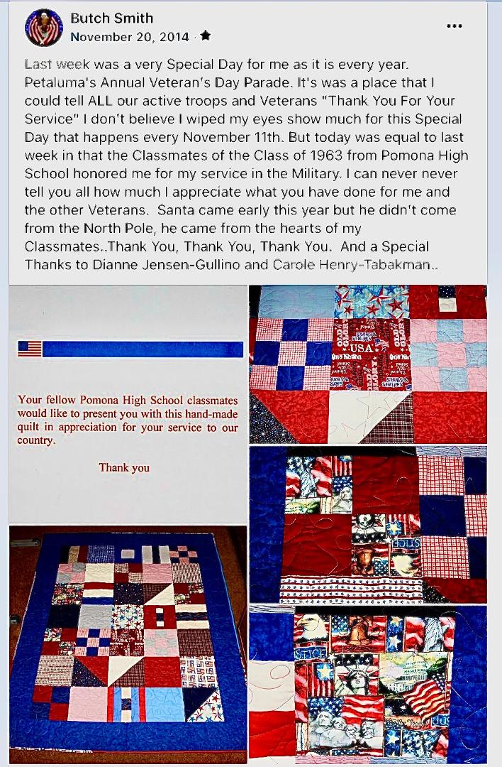 Found this on my
found this on my
computer yesterday and I wanted to share it with my friends. This was presented to Students who served in Vietnam from the Class of 1963 - Pomona, 'California. For me it was like recei