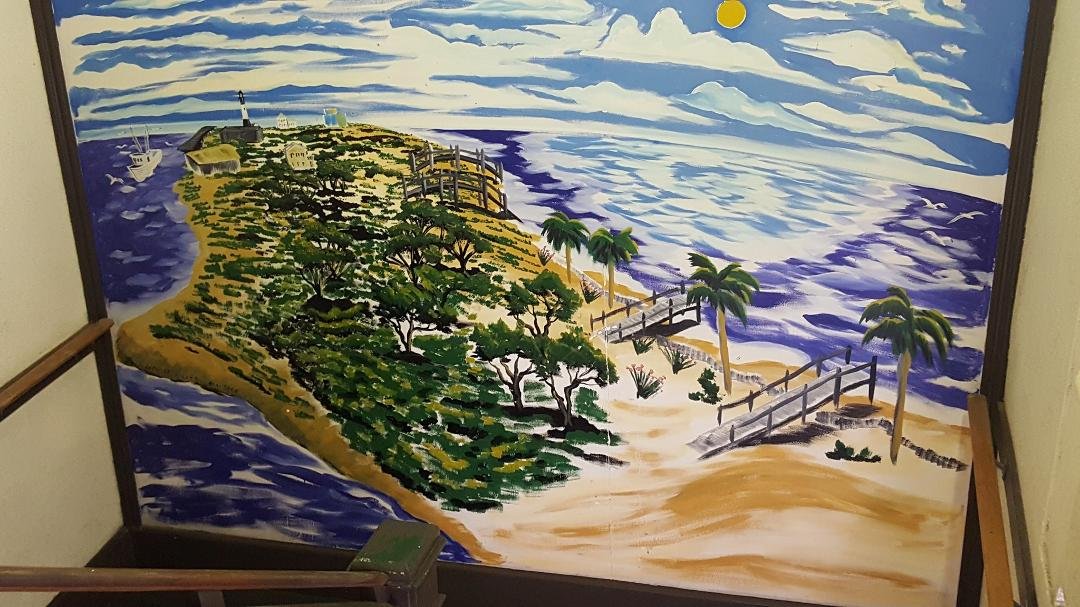Mural of Tybee Island. Nicely done 😀At the GA Moose Association state convention