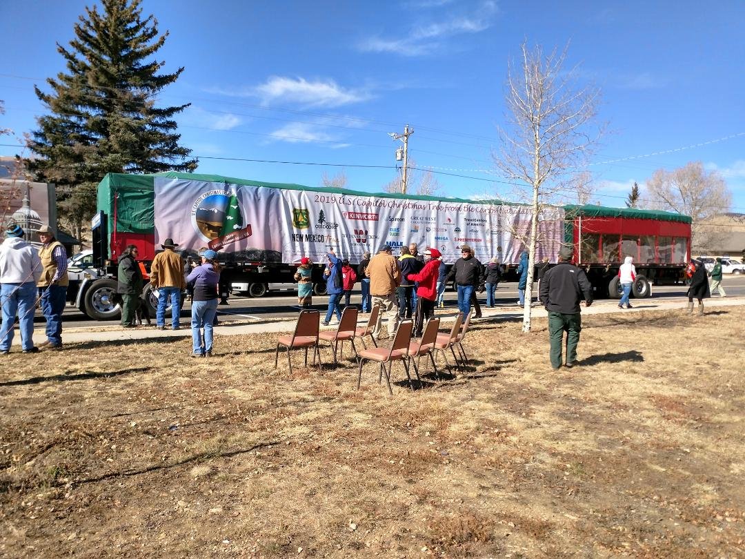 National Christmas tree in Eagle Nest on its way to DC