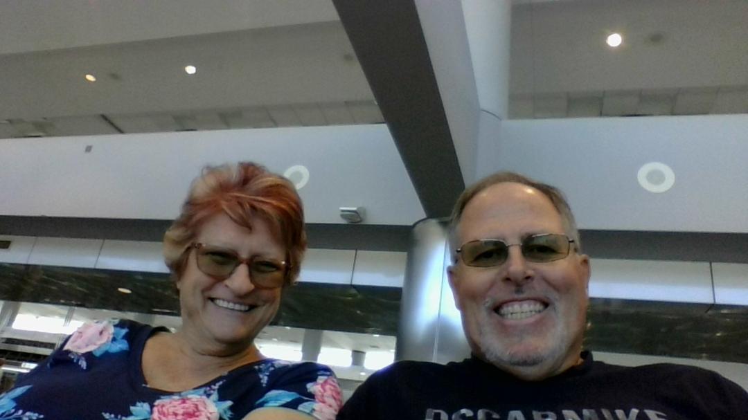 at Denver....going to see my middle daughter....AND....hopefully do some gold panning/mining....with my wife Kathy Ross Thomas