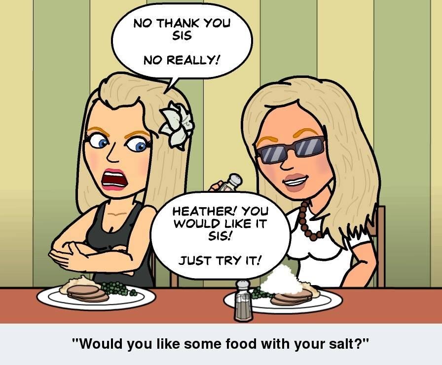 April Pritt- Really! Ha!