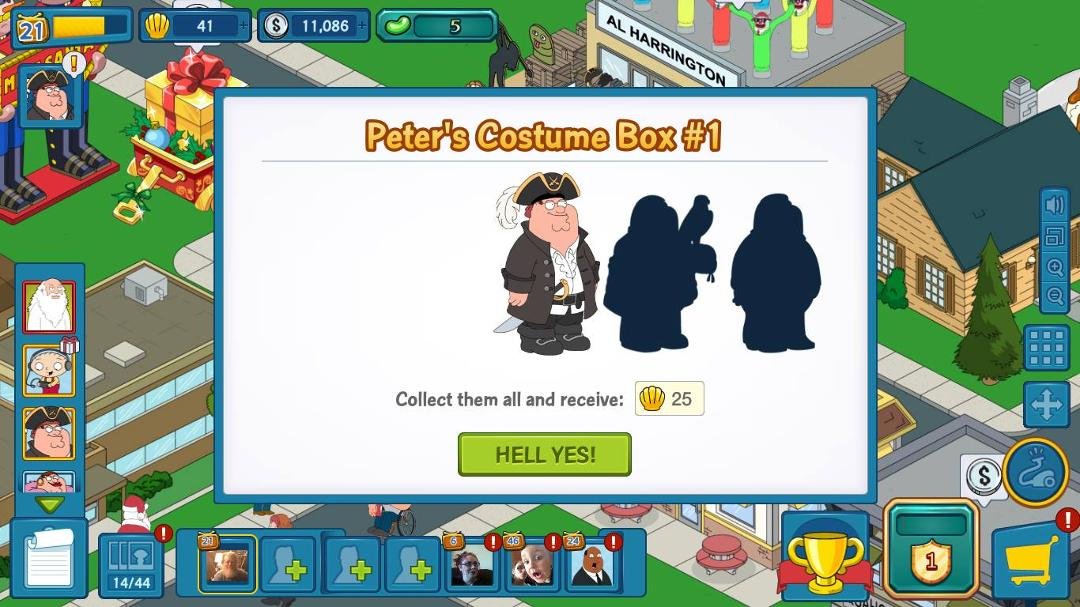 Sharing this from the Family Guy: The Quest for Stuff game.