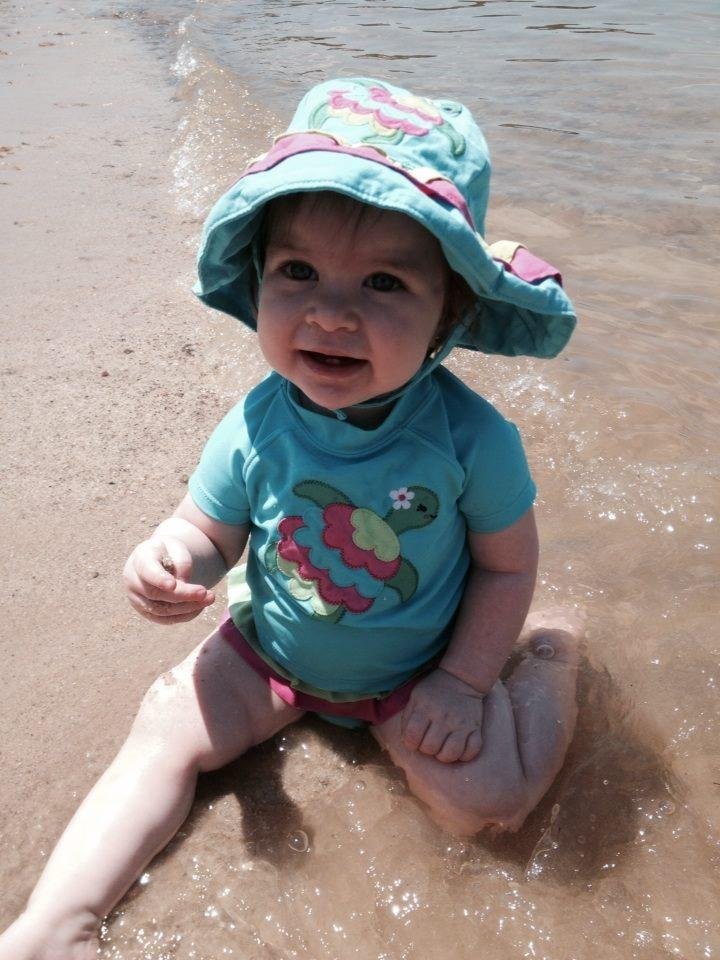 Tannar enjoyed the beach and Tom and I loved having her here for an entire week.