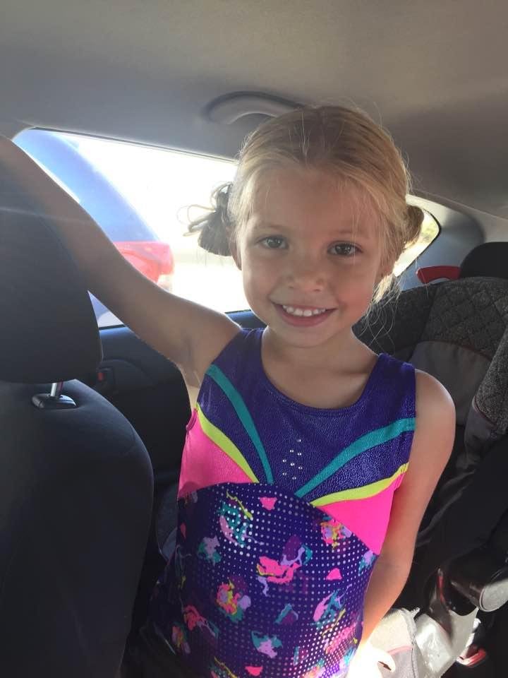 My little gymnast! 😘❤️😘