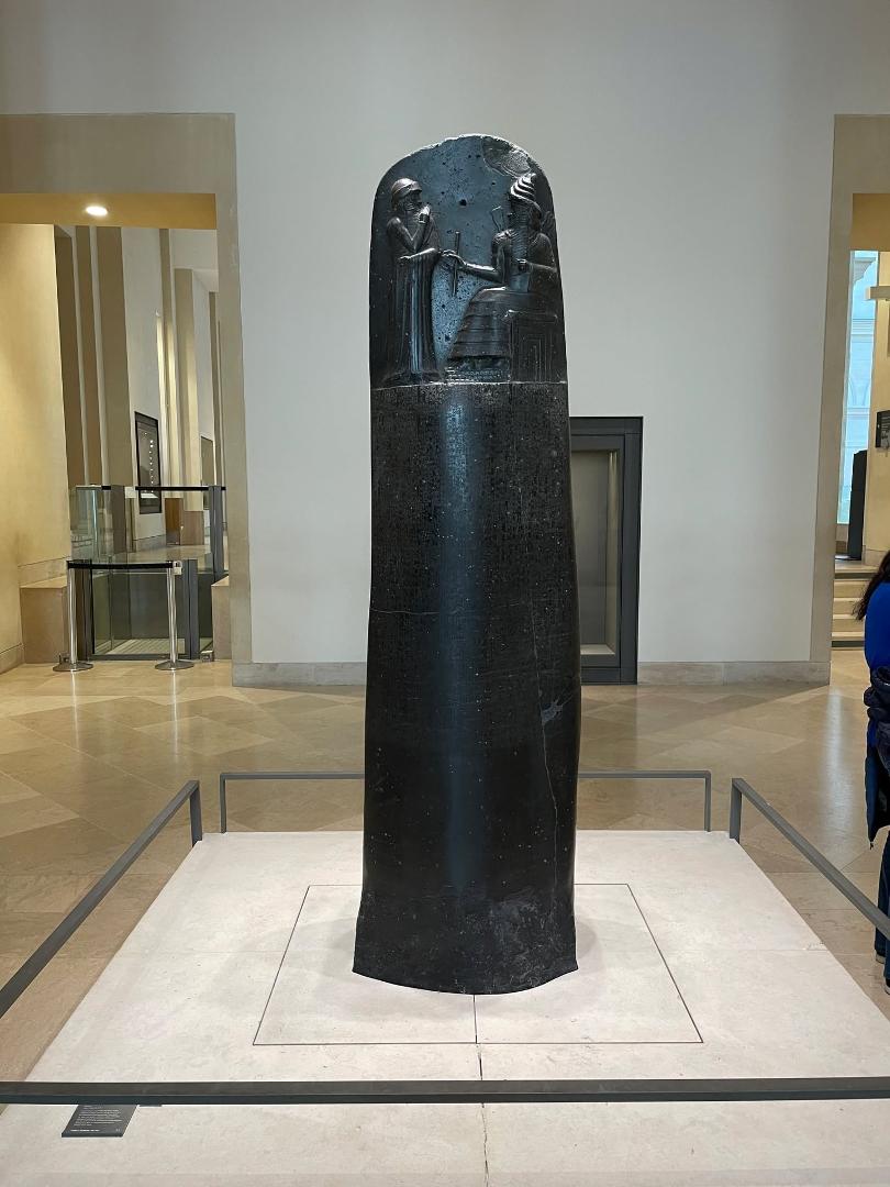 When visiting the Louvre in Paris everyone wants to see the most popular exhibits namely the Mona Lisa and perhaps Napoleon's crown. However this is object is the most significant item in the Louvre by far. It is the Stell