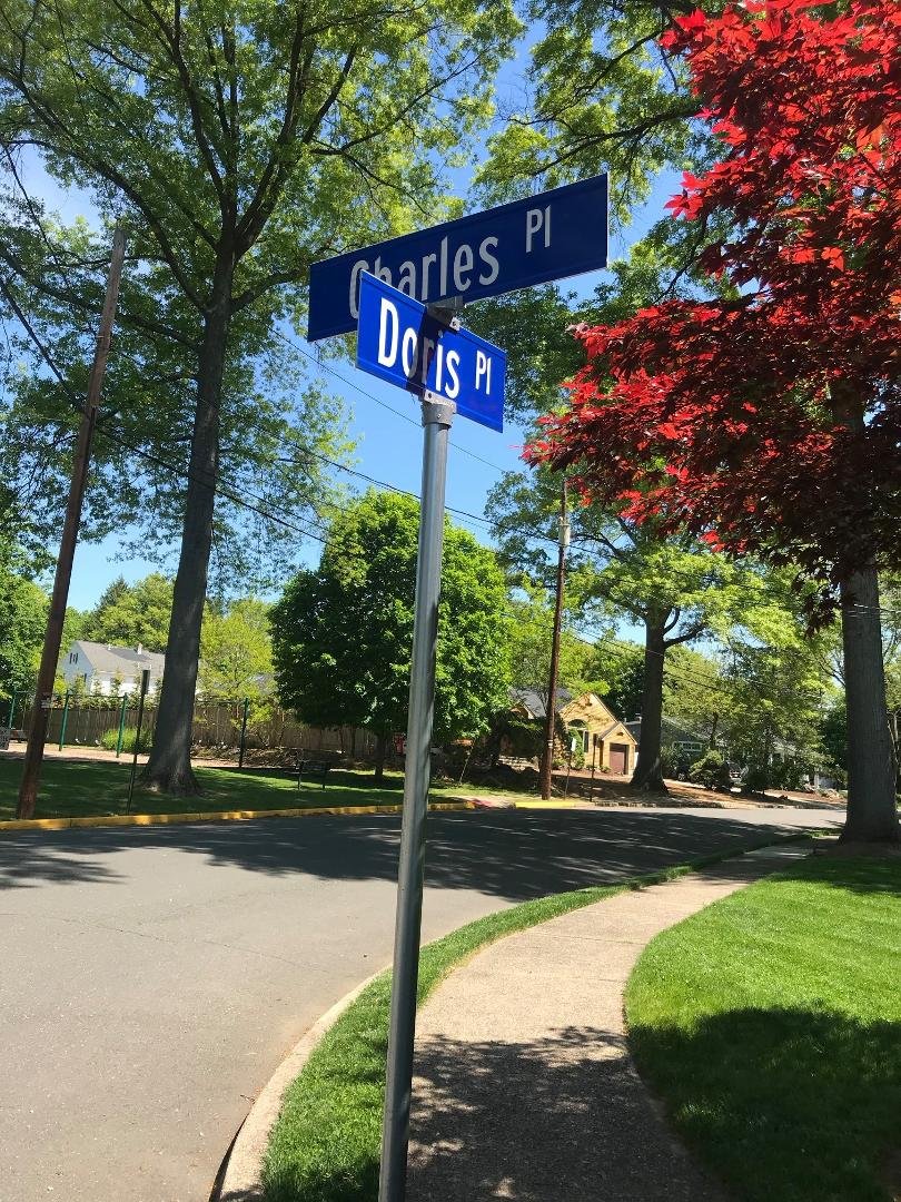 When a man meets a woman on the street (near) where you live.
