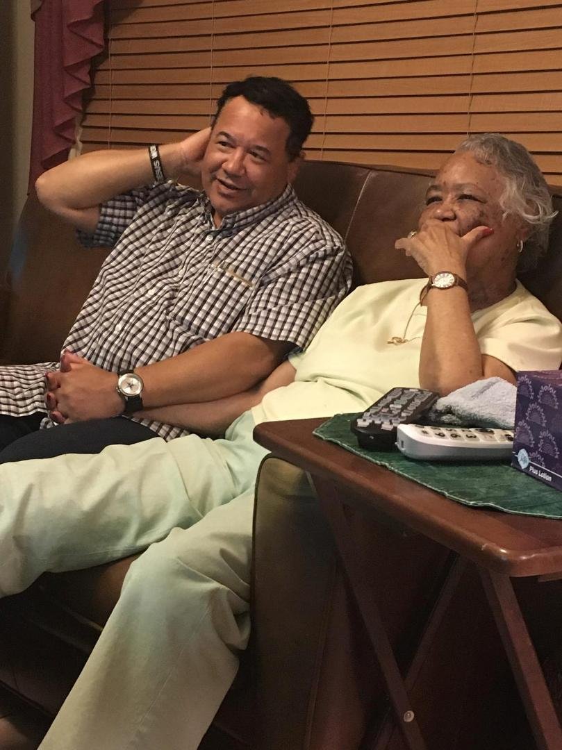 Mom recovering from shock of Maurice home from Korea