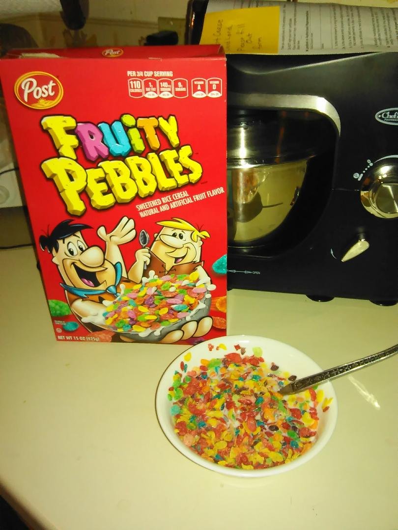 What more can I say? Midnight munching!