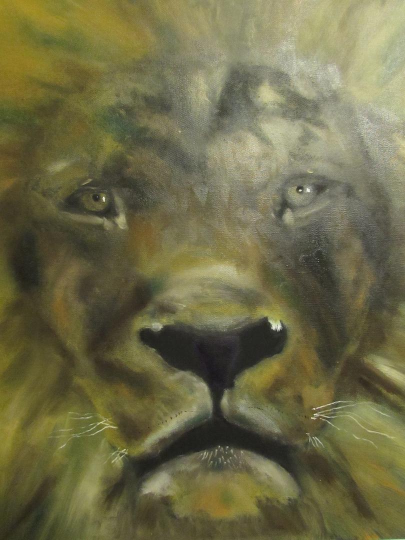 Wrapping up all my projects. The hunt for new things begins...Oil on 18x24 stretched black canvas....