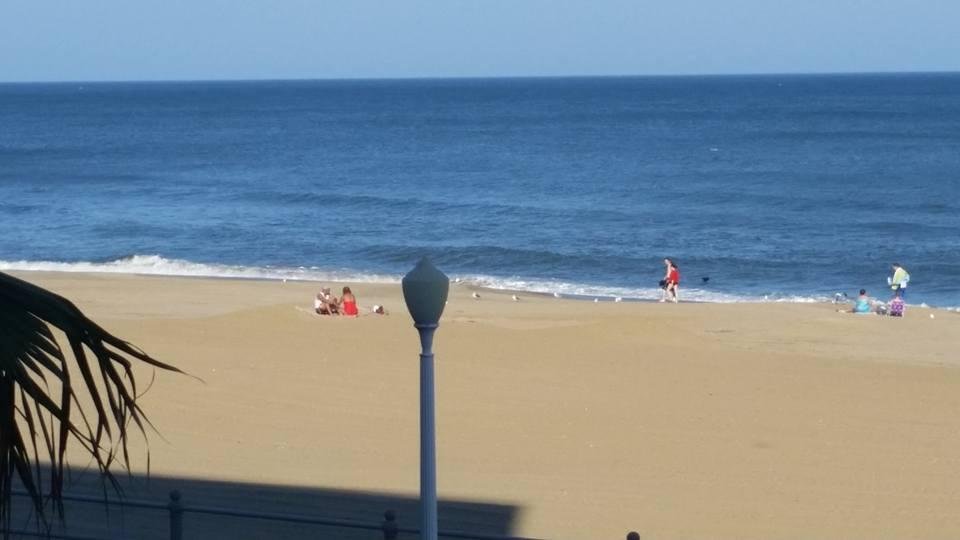 Having a great time with my baby in Virginia Beach.