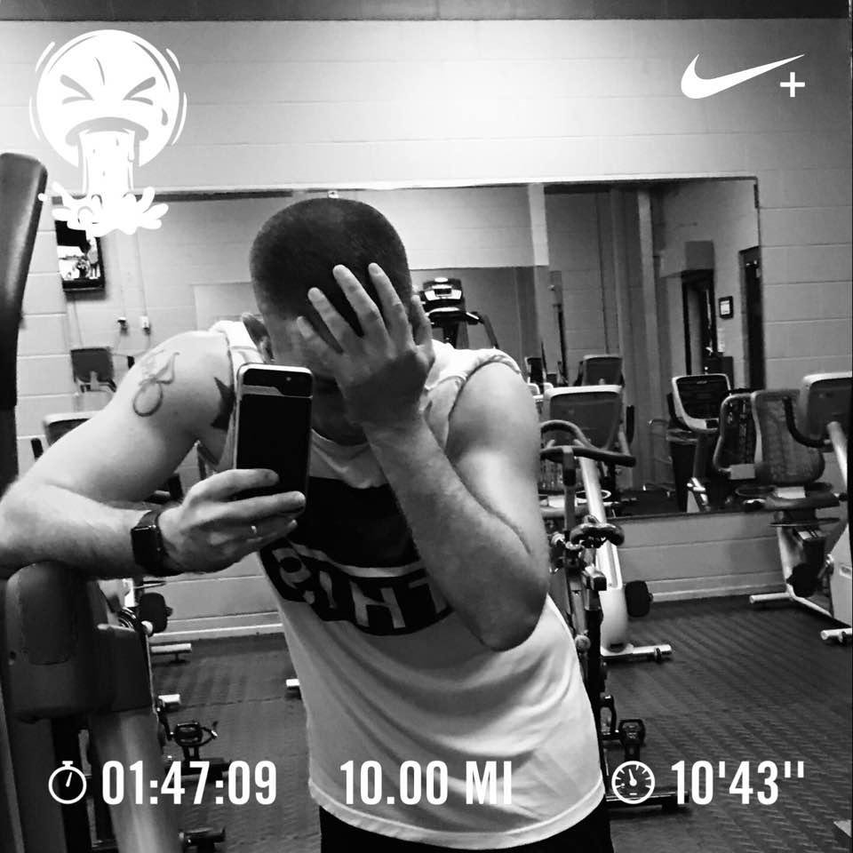Yes. 10 miles. Wasn't the original plan but it happened.. #nike #justdoit #justdidit