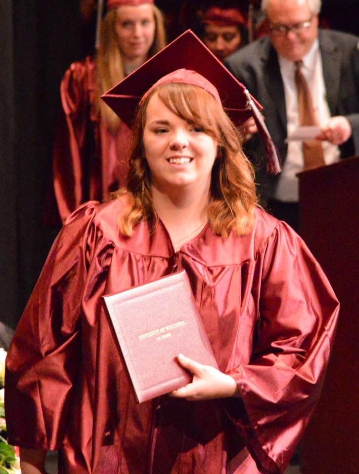 My baby, college graduate