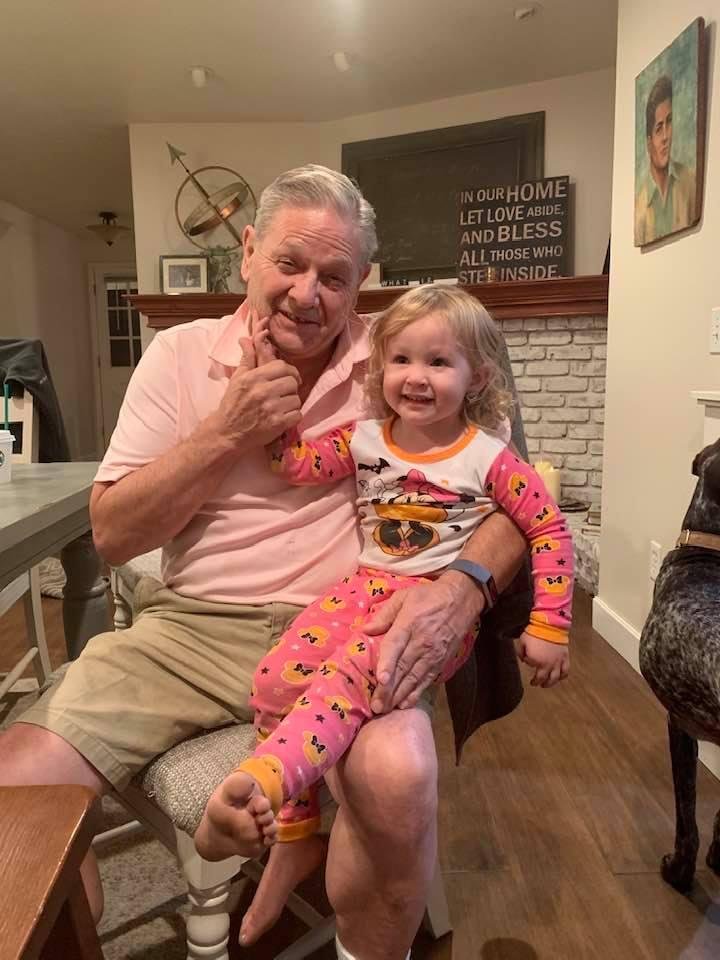 Granddaughter Nova loves her great grandpa ❤️