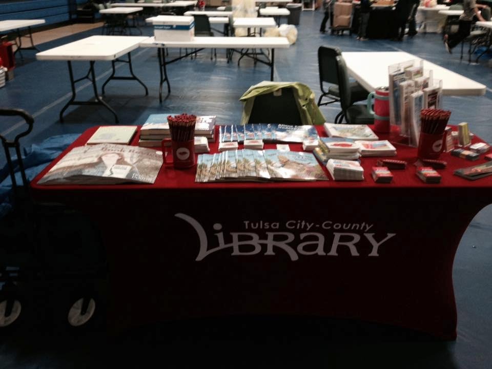 Library event today! Unloaded in pouring rain!! Rock-n-roll!