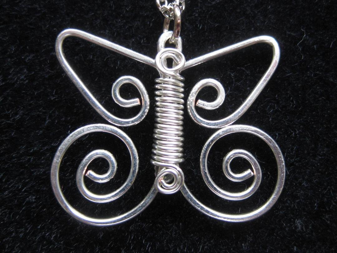 New butterfly necklace design....inspired by Anita's birthday!