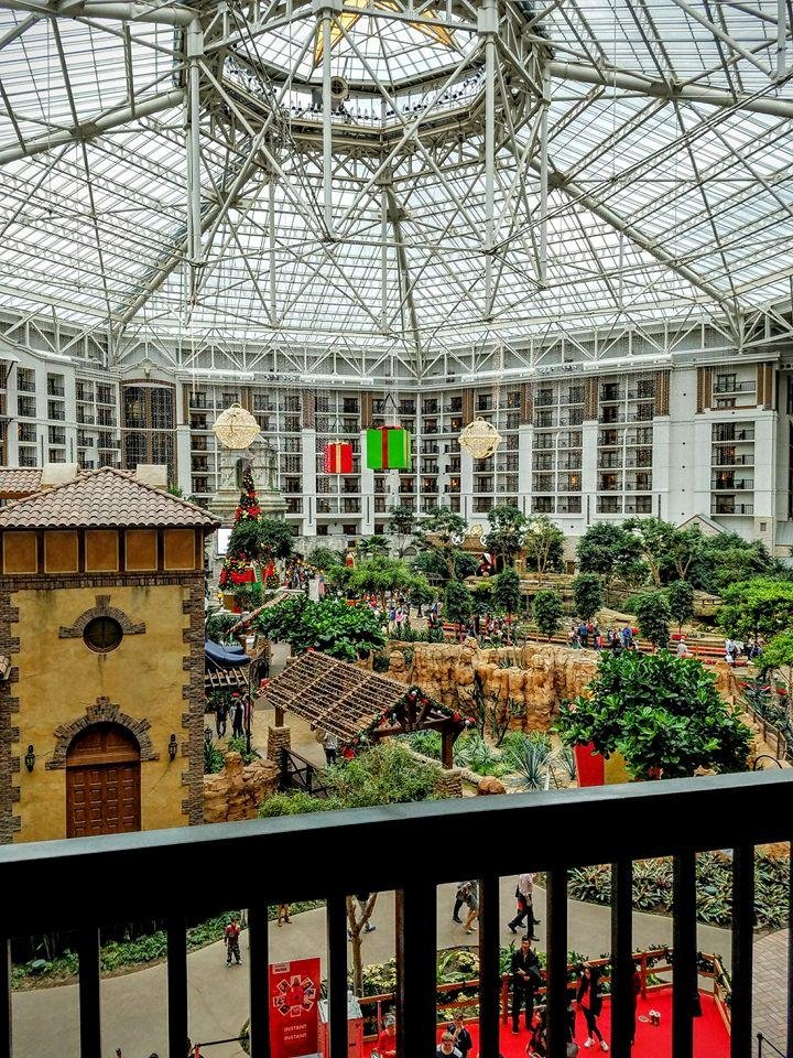 Having Christmas at the Gaylord Texan in 2016.