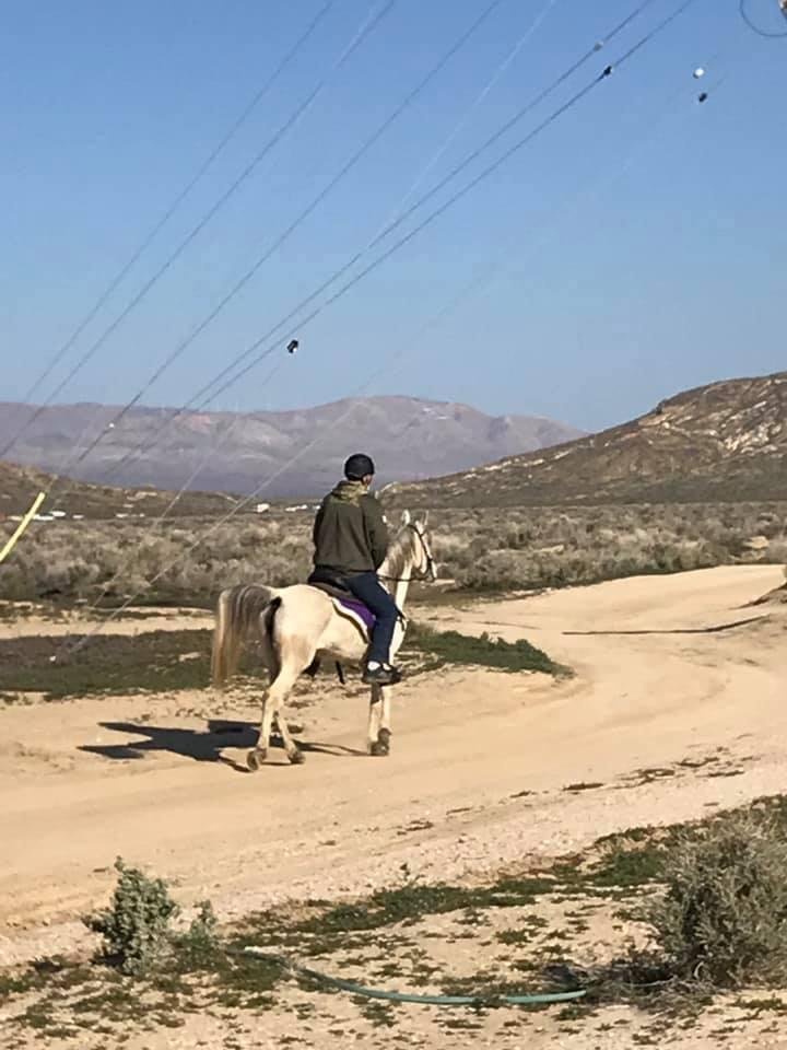 Off on a ride near Willow Springs