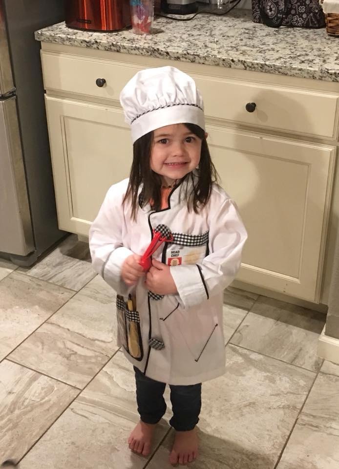 Presenting “Head Chef” Marlee, who is three years old today!!! Lovin’ this babydoll!!!
