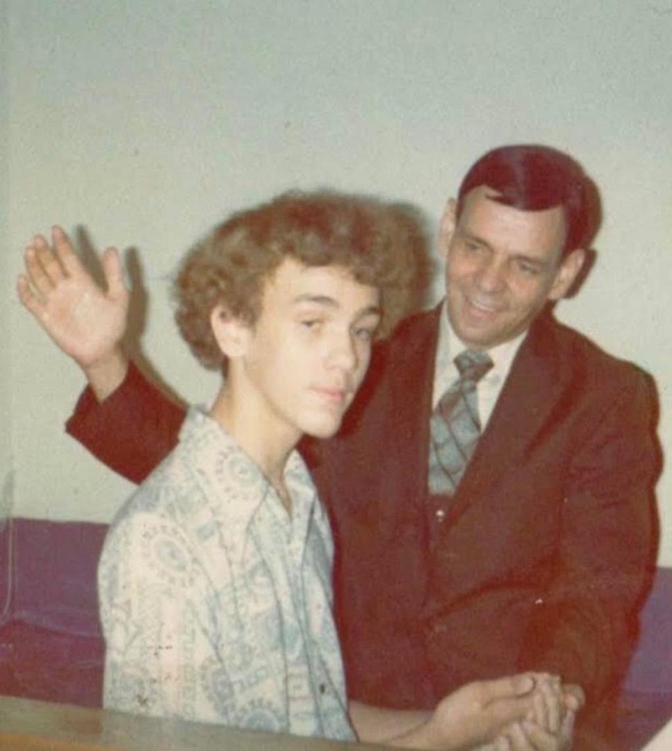 Me and my dad. This is my favorite picture of us. I think I was 12.