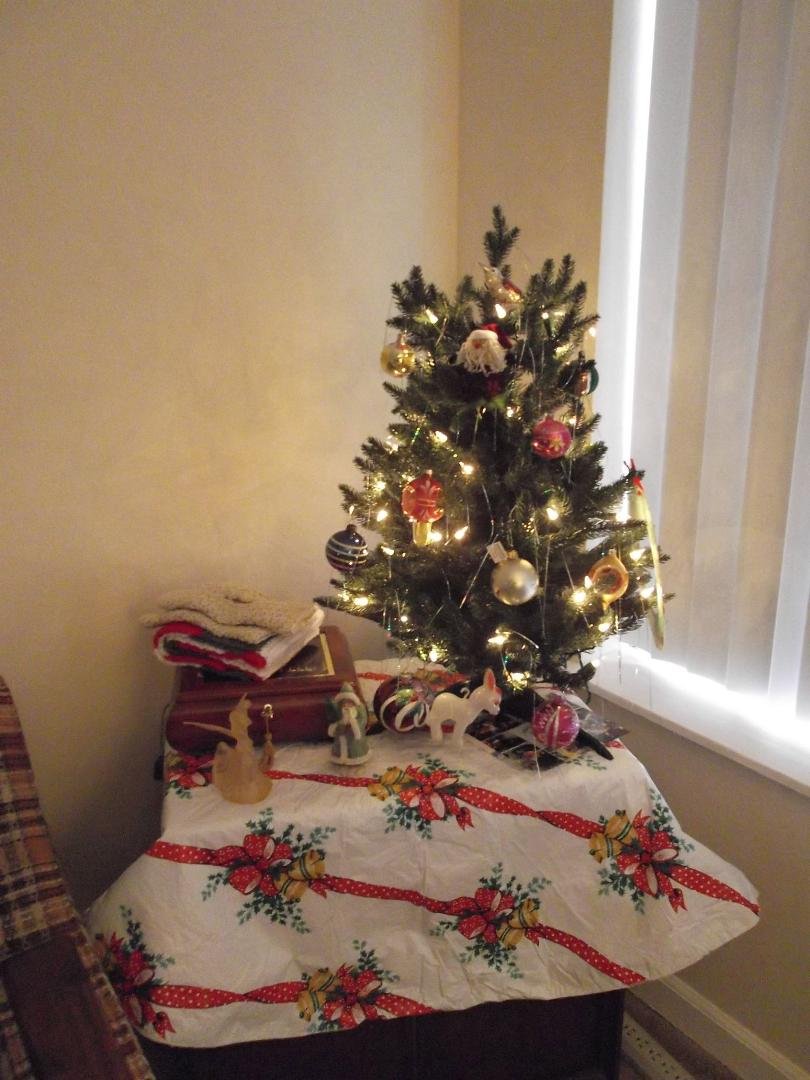 My first Christmas tree in 6 years. ~ A most Blessed and Merry Christmas to all my family, friends, and acquaintances. Be safe and happy.