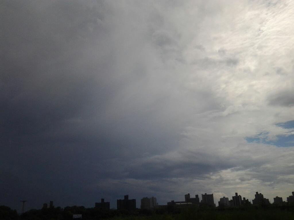 View from work Coney Island...storms over!