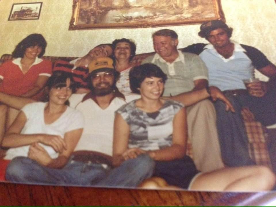 Back row: Chris, Dave, Mom, Dad, John
Front row: Kim, Mark, Lydia