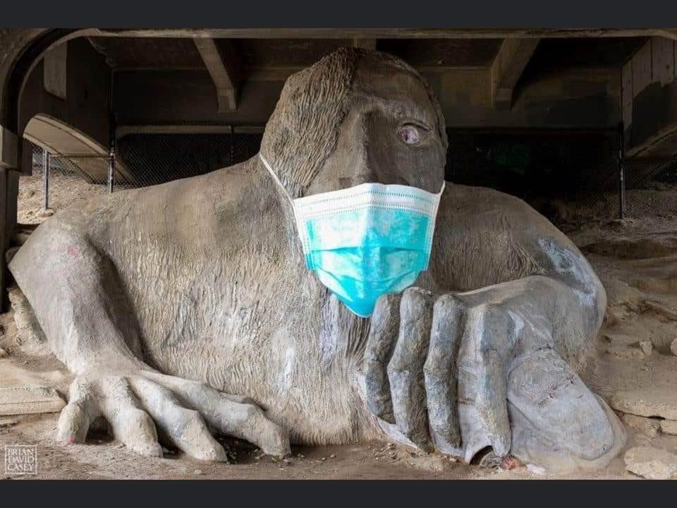 The troll under the bridge in Seattle...