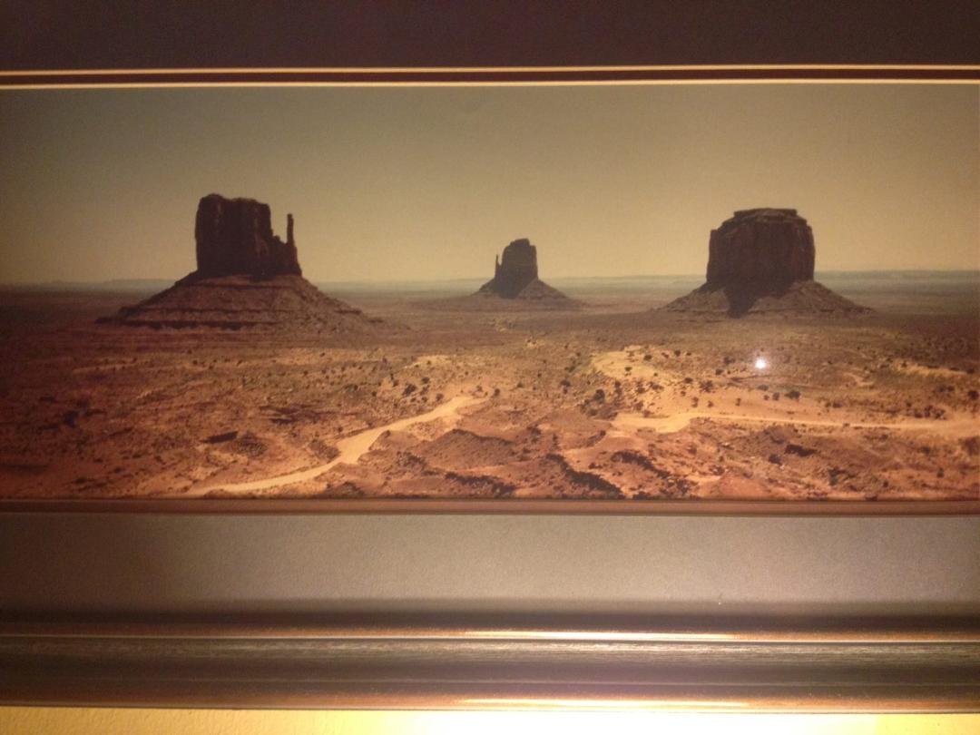 Not the best photo of a photo, but my lighting in here is not the best...