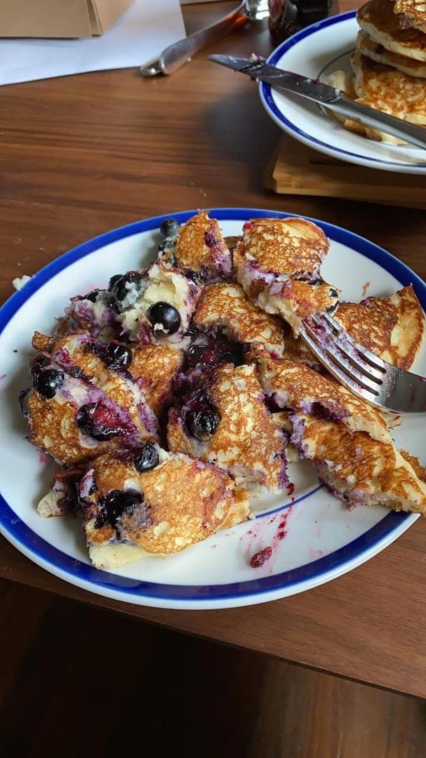 Two pints of blueberries