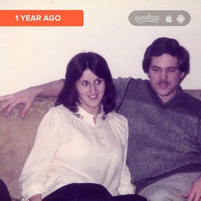 Susan was pregnant with our daughter Michelle