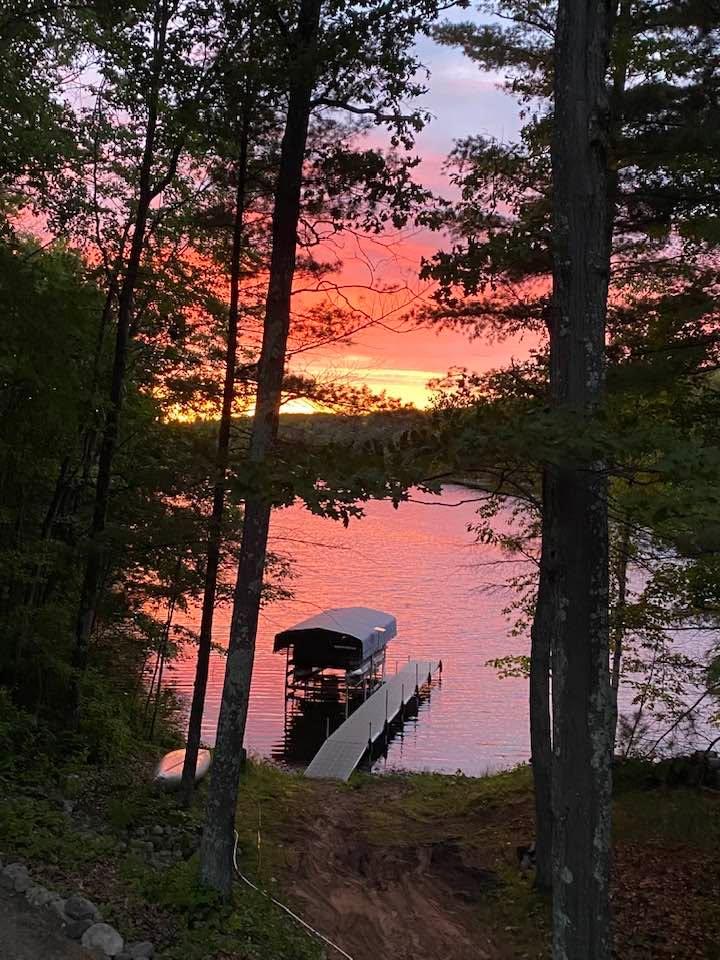 Beautiful sunset.