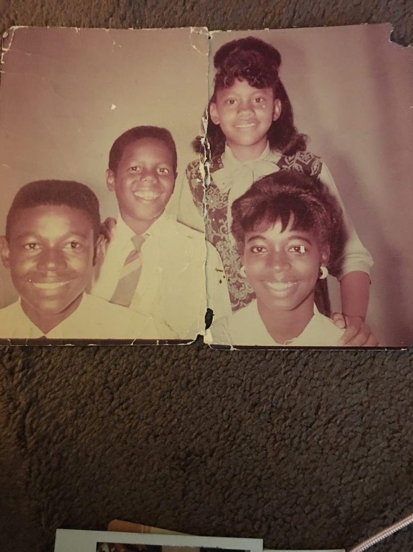 Minnie Belle's 4 babies. Norris, Trula, Olga and Joe (RIP) Stephenson.❤❤❤❤
