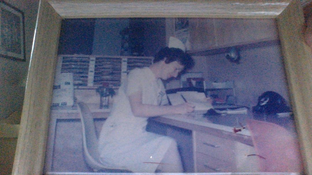 My Dear Mother at Riverdale Hospital in Toronto, I was around 6 years old. Miss you mom!