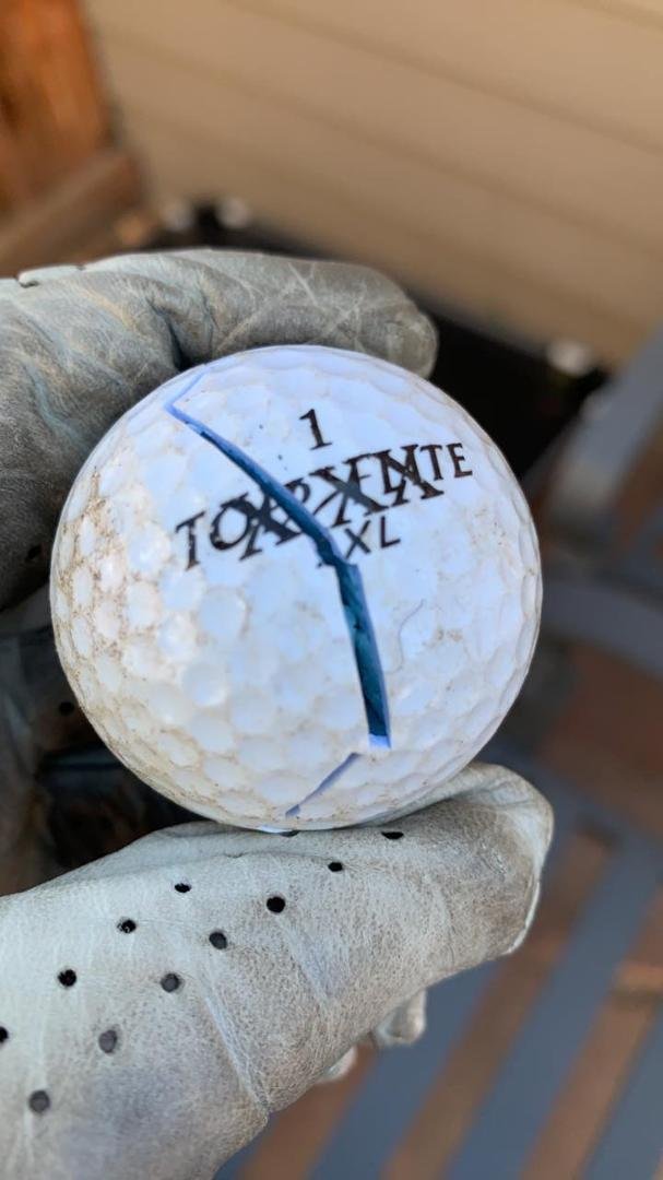 I may have been hitting too many balls in the backyard