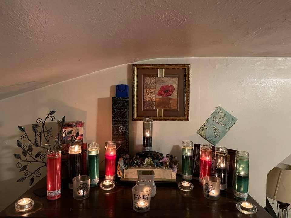 7th night of Chanukah celebrated with Kwanzaa candles: the “natural olive branch “ genesis 15:13
