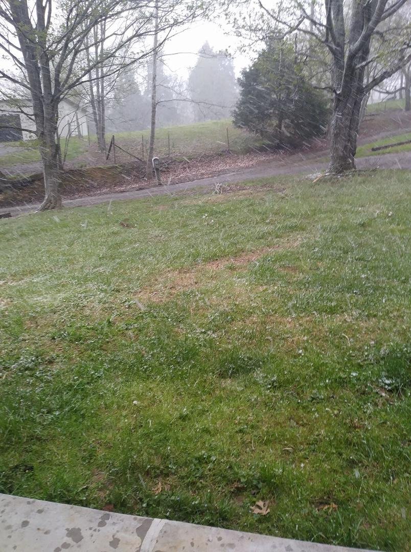 Wow. Snow in April. No spring yet