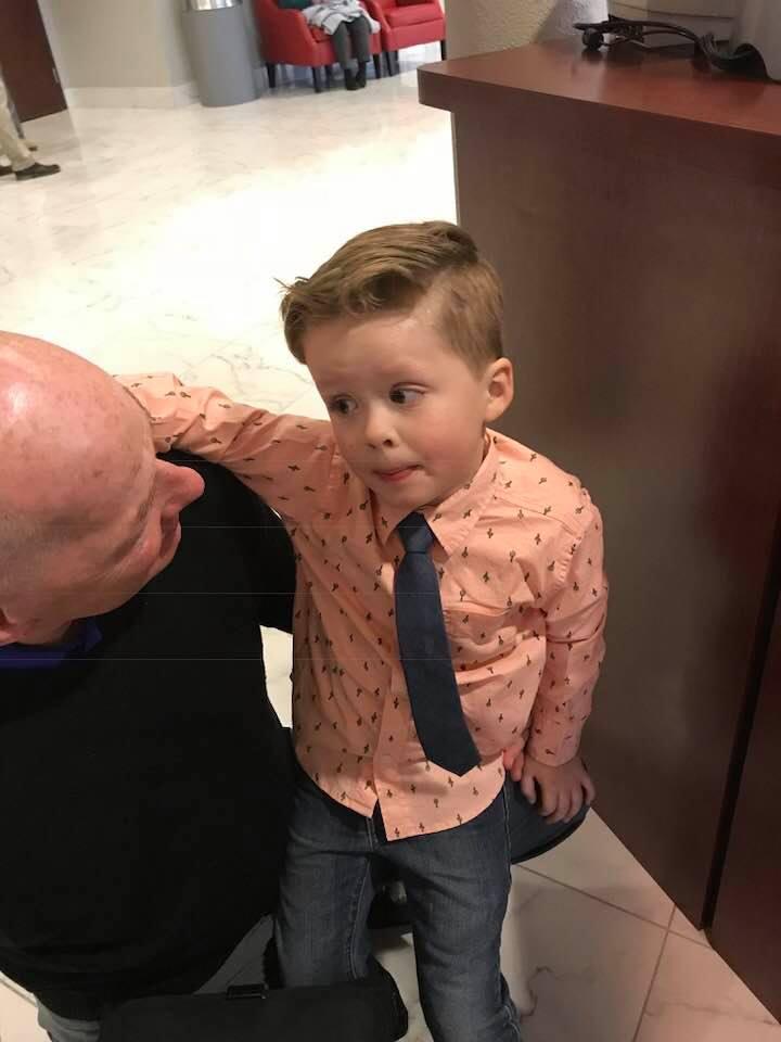 My grandson telling me like it is!