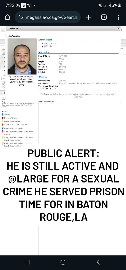 Hello, i am asking for community assistance in chasing a sexual predator out of our community. He raped my ex- girlfriend on 11/30/23 and through some inquiries i have found 1 other victim as well as rumors of a 3rd. He is