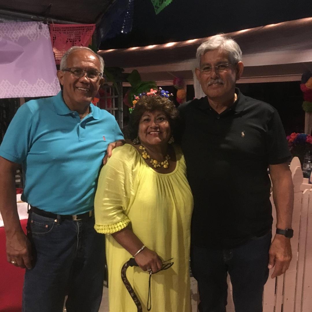 Me and my two brothers. Johnny and Richard.