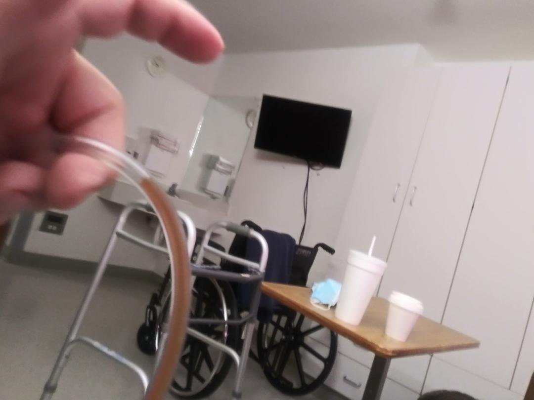 My wound vac tubing.