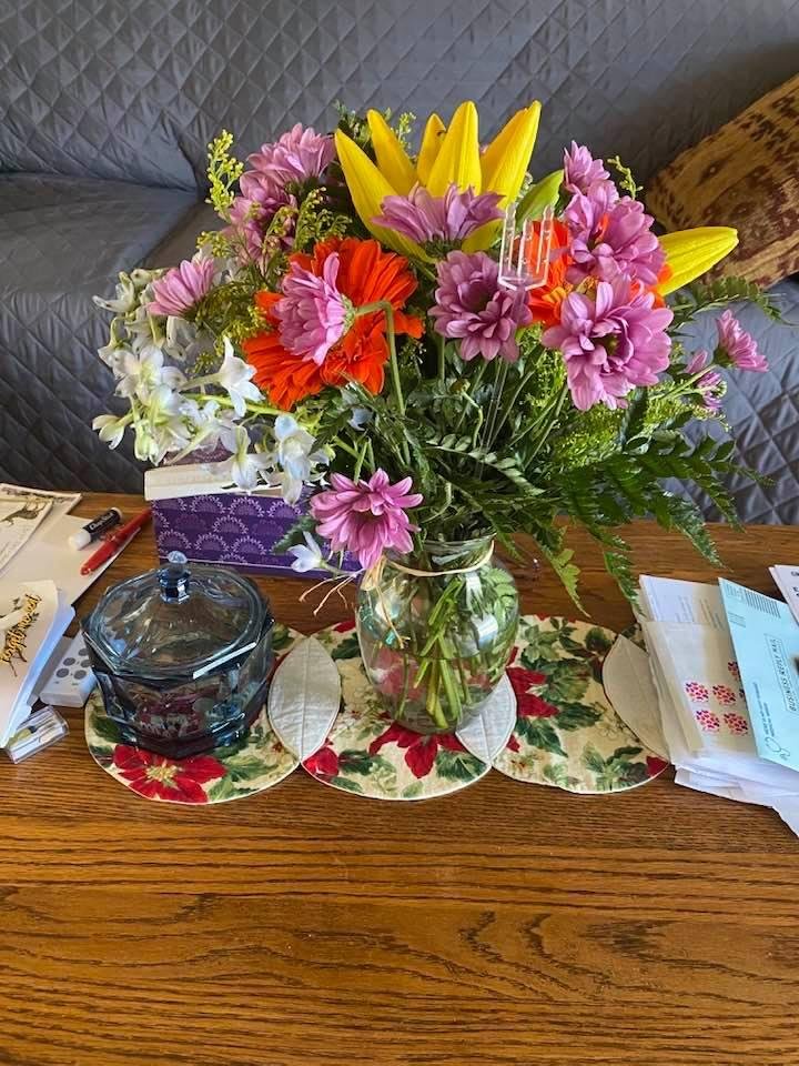 My niece 
Candy sent these, sweet girl!