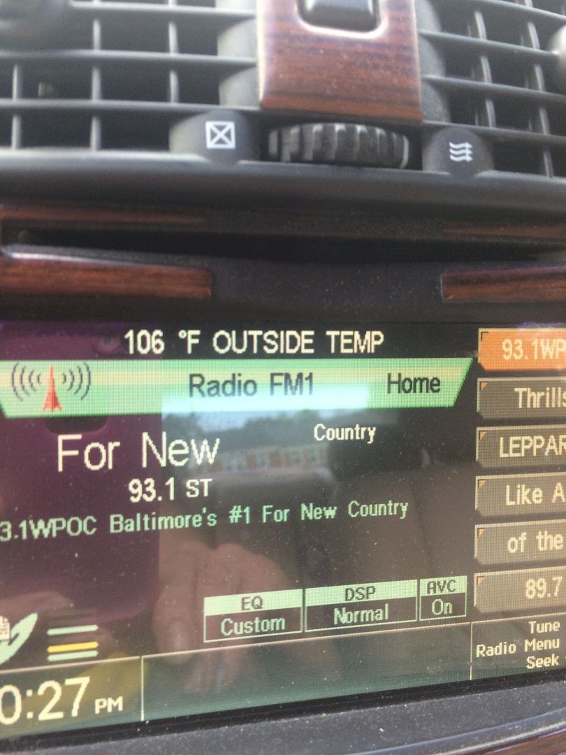 Just got in my car. Check out the temp!!