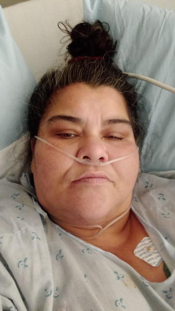 Merry Christmas from Mobile Infirmary with God's grace and God's please the blood of Jesus over me in your prayers I should be home soon love everyone of you