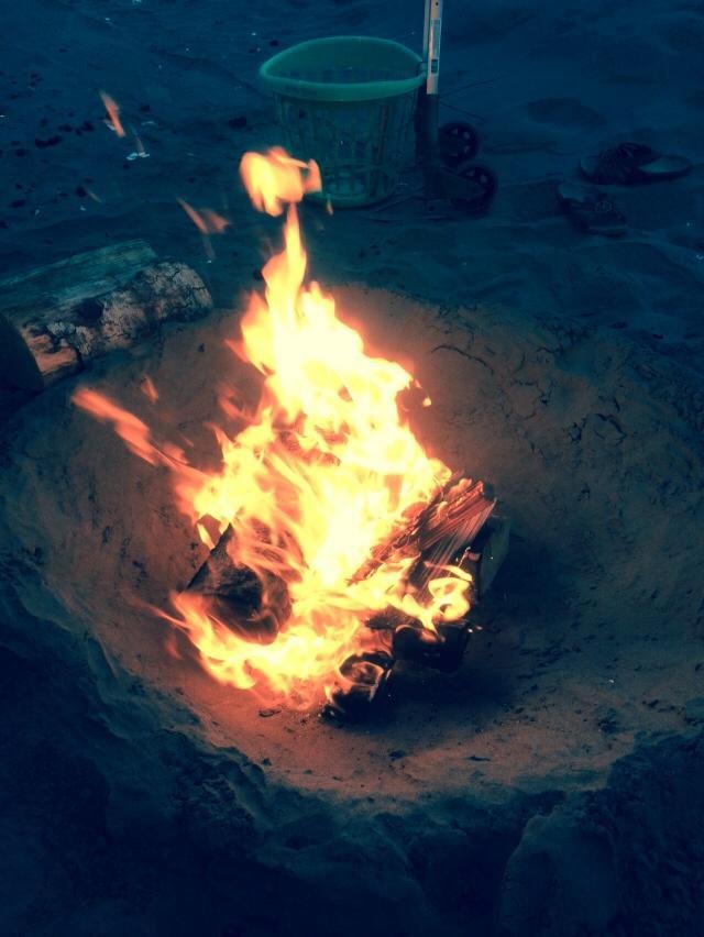 Wishing we had some marshmallows!