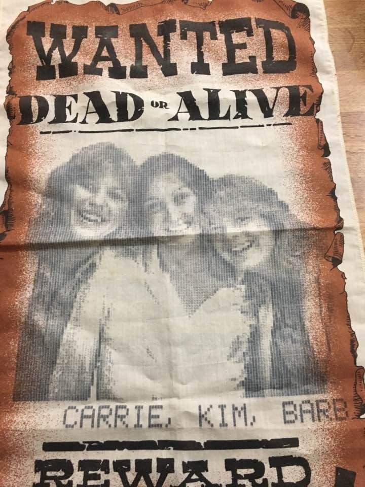 We had a great time on "our" birthday outing yesterday. We've been BFF's for 40+ years. This was taken in 1979. We were only 19 years old. Love you both!!