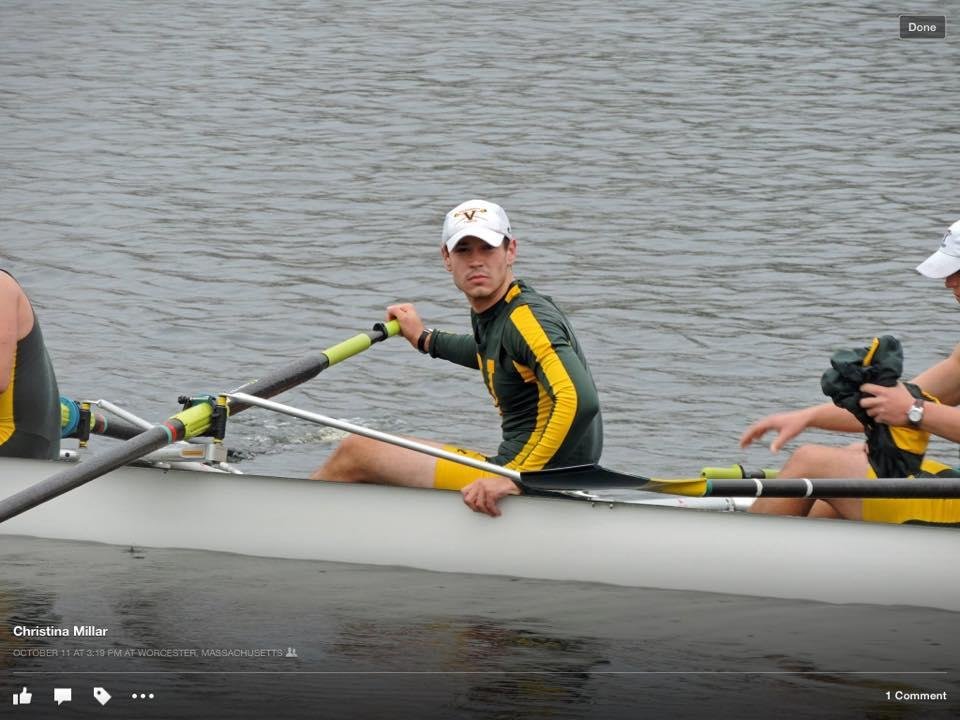 Congratulations to Sam Abbott, one of just eight voted to the All American team, American Collegiate Rowing Association, northeast, 2015. Woo-hoo!!